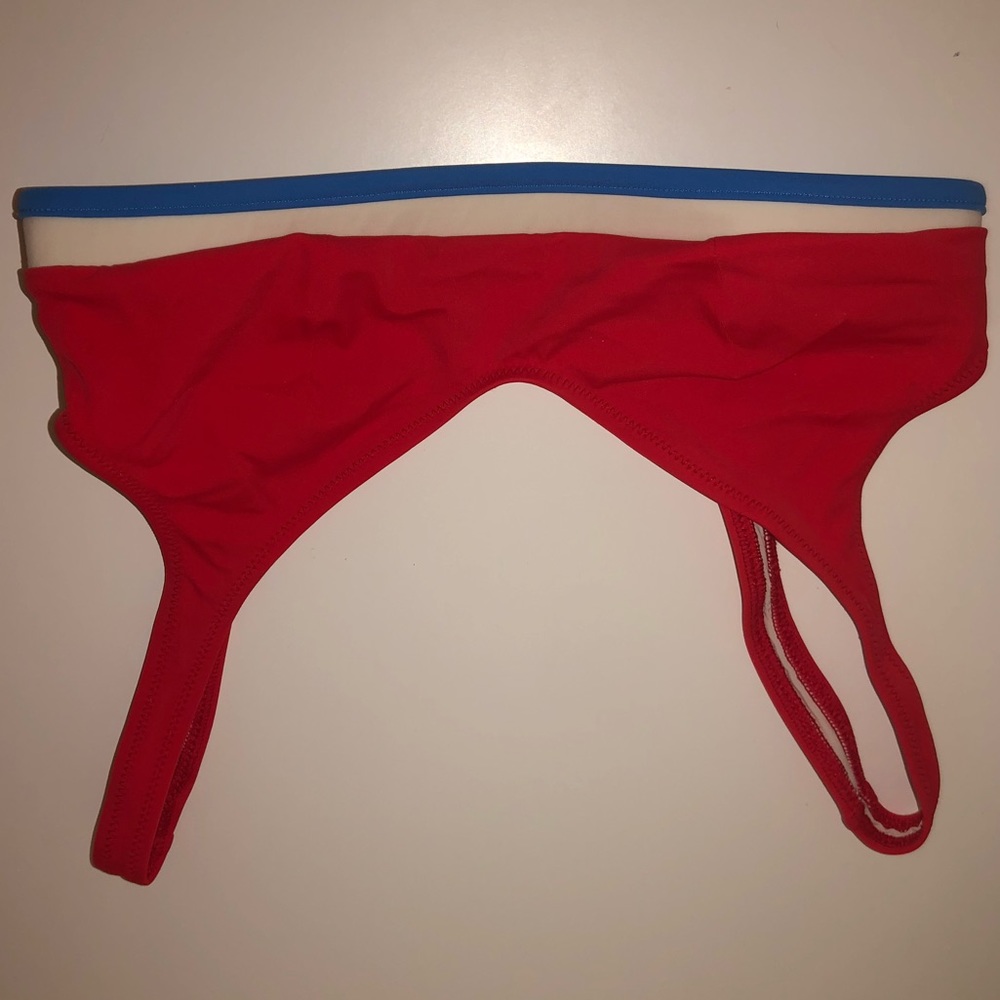 SOLID AND STRIPED BIKINI TOP